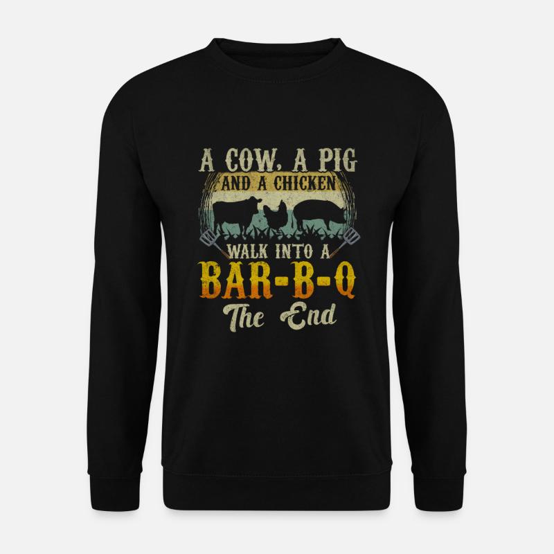 Grilling BBQ - Unisex Sweatshirt - black