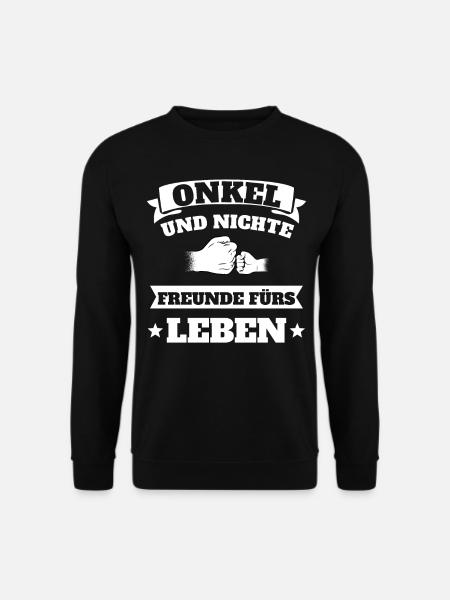 Onkel und Nichte - Unisex Pullover - Schwarz