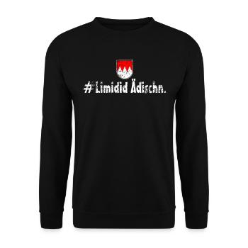 Limidid Ädischn Franke Fränkisch Franken Wappen Lu - Unisex Pullover - Schwarz - Vorne - Alina (178cm) & Michal (187cm)
