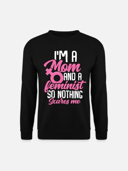 Feminist - Unisex Sweatshirt - black