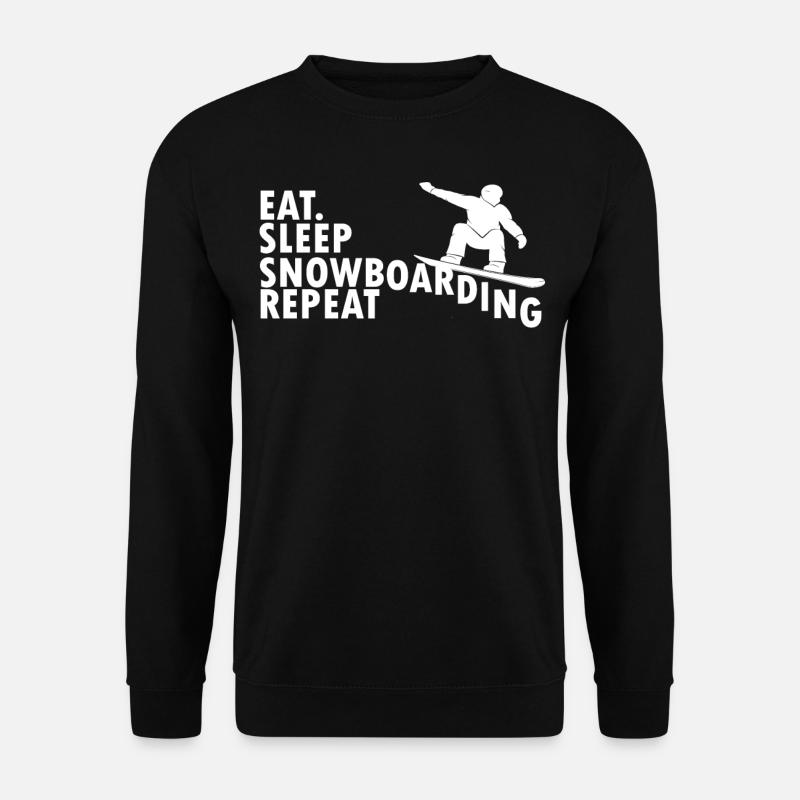 Snowboard | Snowboardeur de snowboard - Sweat-shirt Unisexe - noir