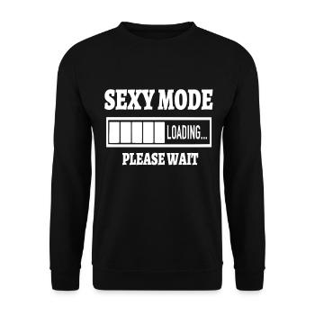 Sexy woman - Unisex Sweatshirt - black - Front - Alina (178cm) & Michal (187cm)