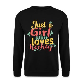 le hockey - Sweat-shirt Unisexe - noir - Devant - Alina (178cm) & Michal (187cm)