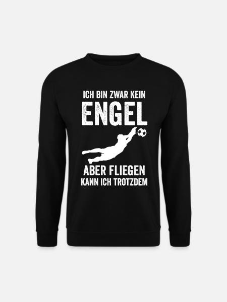Torwart Fußballer Torwart Torwarttrainer Lustige S - Unisex Pullover - Schwarz