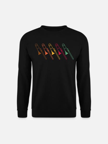 trombone - Unisex Sweatshirt - black