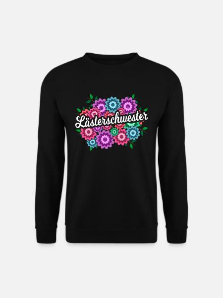 Lästerschwester Lästern Gossip Bf Beste Freunde - Unisex Pullover - Schwarz