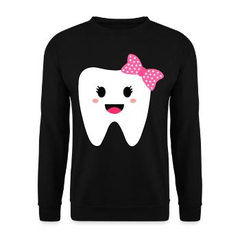 Tooth Fairy Halloween Costumes - Unisex Sweatshirt - black - Front - Alina (178cm) & Michal (187cm)