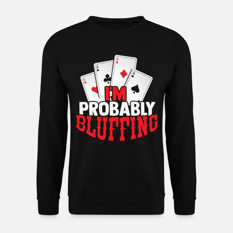 Poker - Unisex Pullover - Schwarz