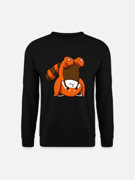 Roter Panda - Unisex Pullover - Schwarz