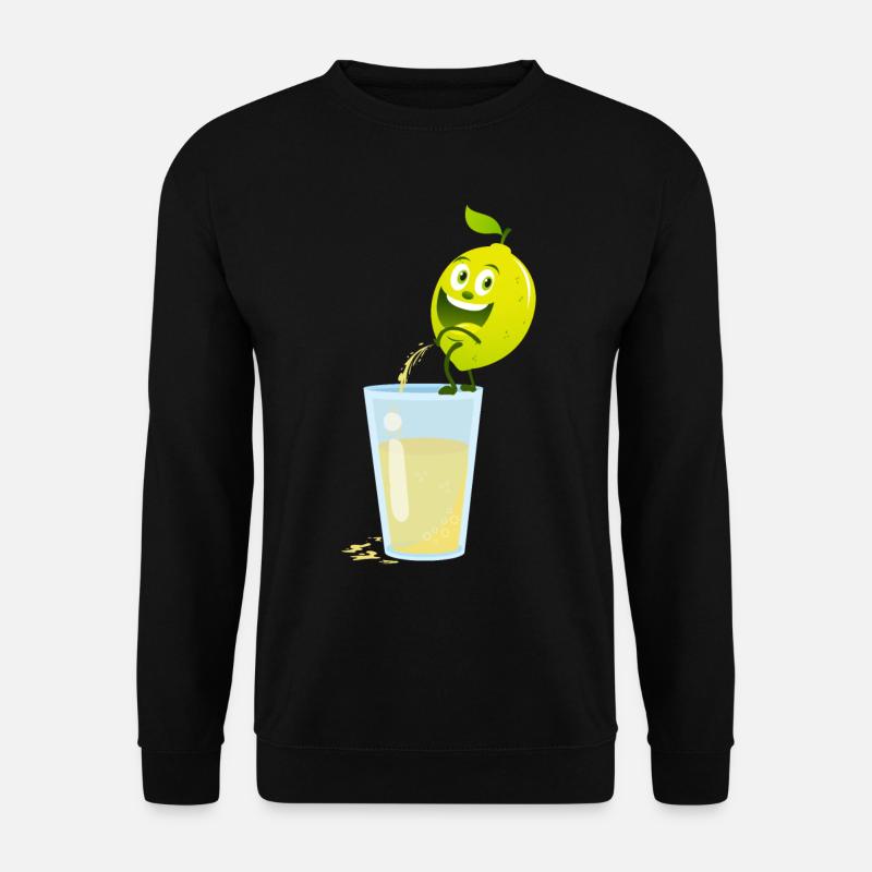 lemon - Unisex Sweatshirt - black