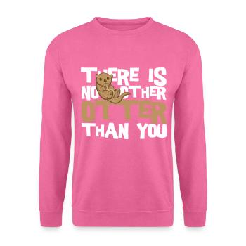 otter - Unisex Sweatshirt - pink - Front