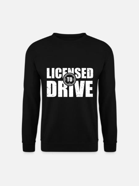 Novice driver test passed - Unisex Sweatshirt - black