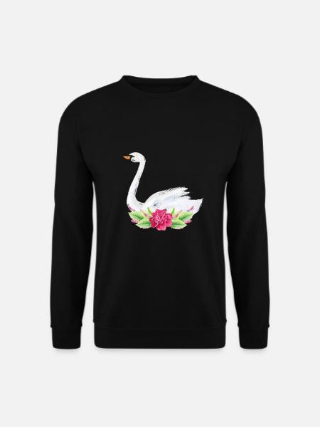 Cygne - Sweat-shirt Unisexe - noir