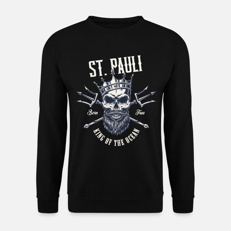 Sankt Pauli Seemann | St. Pauli Geschenk Paulianer - Unisex Pullover - Schwarz