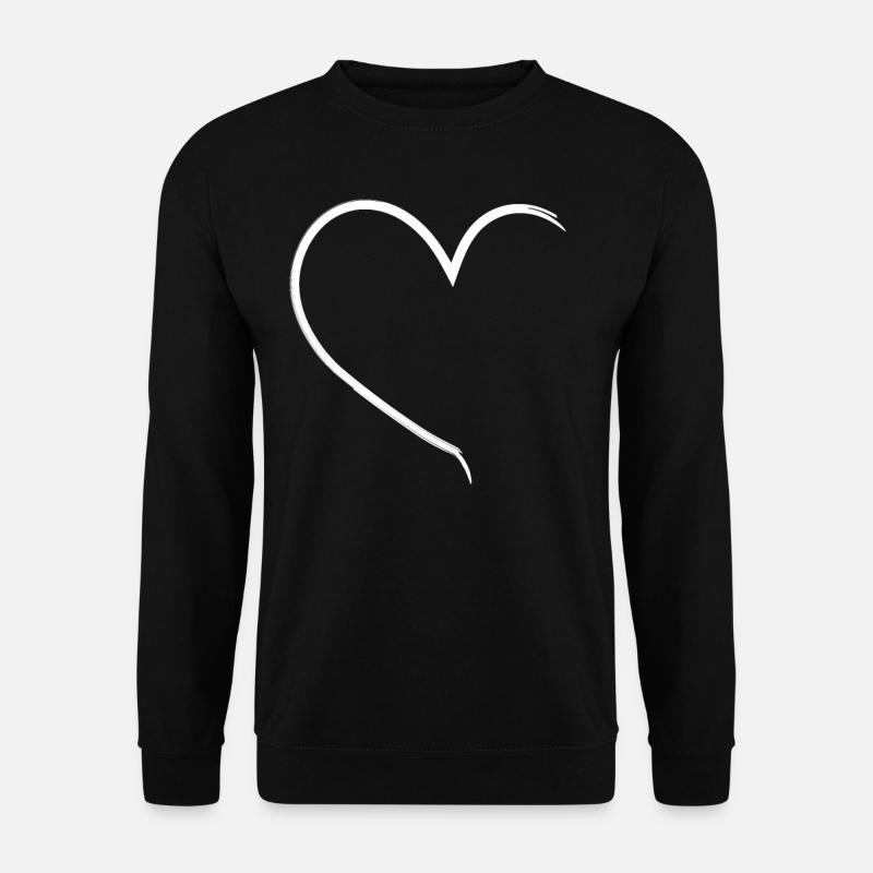 heart - Unisex Sweatshirt - black