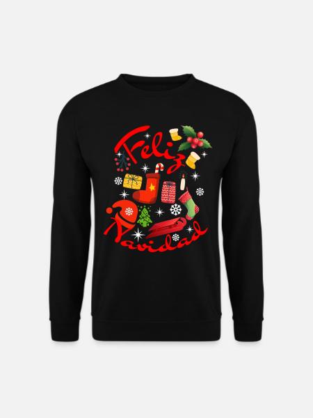 Christmas Christmas Christmas Christmas Christmas - Unisex Sweatshirt - black