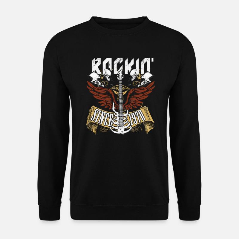 Rocking Since 1970 - Unisex Pullover - Schwarz