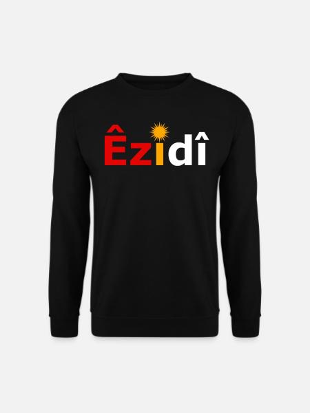 Ezidi mit yezidi Flagge - Unisex Pullover - Schwarz