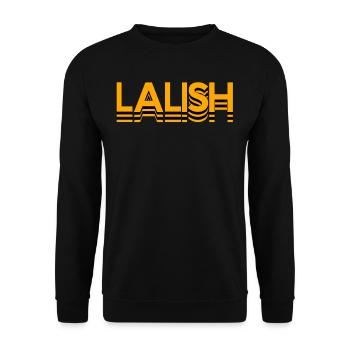 Lalish Nurani Ezidxan Ezidi Yezidi - Unisex Pullover - Schwarz - Vorne - Alina (178cm) & Michal (187cm)