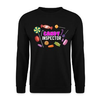 Sweets - Unisex Sweatshirt - black - Front - Alina (178cm) & Michal (187cm)