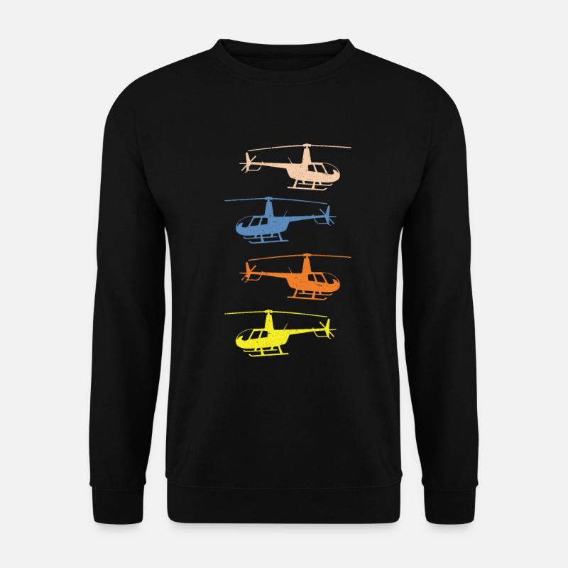 Hélicoptère R44 - Élèves-pilotes d'instructeur de vol pour hélicoptère - Sweat-shirt Unisexe - noir