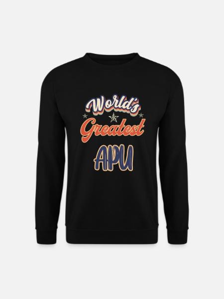 WORLDS GREATEST APU - Unisex Sweatshirt - black