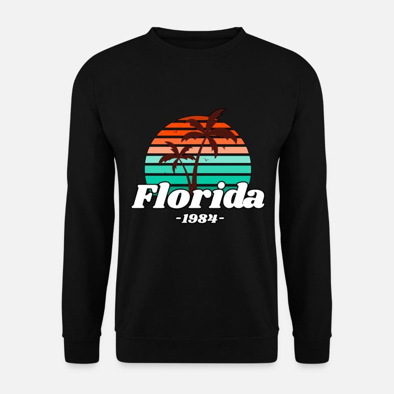 Palmen Florida 1984 - Unisex Pullover - Schwarz