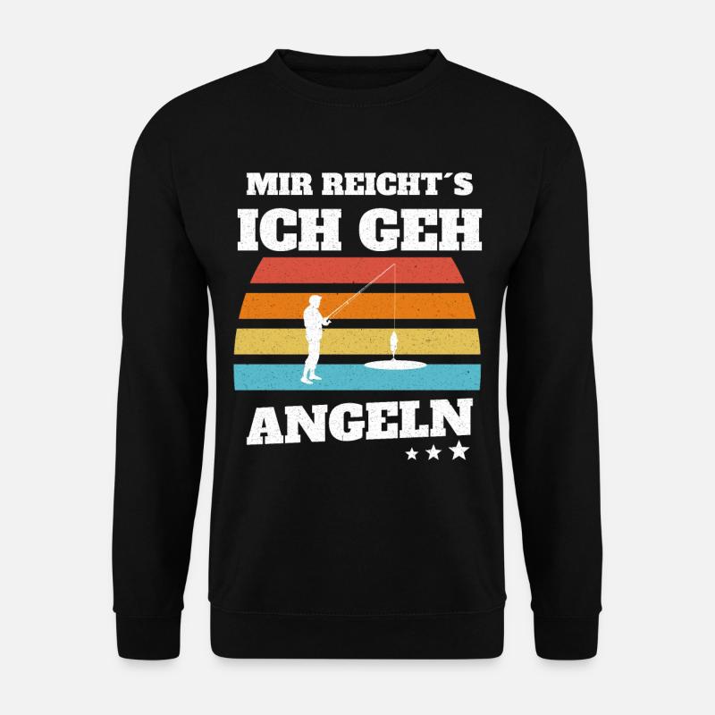 Angeln Mir Reicht´s - Unisex Pullover - Schwarz