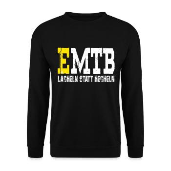 EBike E Mountainbike EBike Zubeör Mountainbikes - Unisex Pullover - Schwarz - Vorne - Alina (178cm) & Michal (187cm)