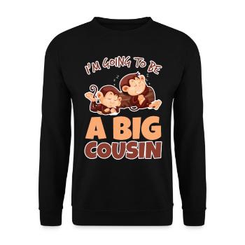 cousin - Sweat-shirt Unisexe - noir - Devant - Alina (178cm) & Michal (187cm)