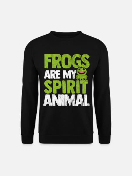 Frosch - Unisex Pullover - Schwarz