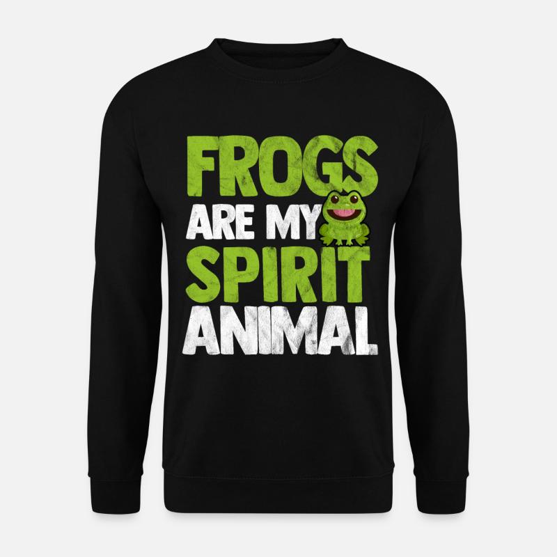 Frog - Unisex Sweatshirt - black
