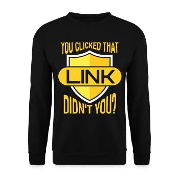 Cybersicherheit Hacker Cyberangriff Anonymous - Unisex Pullover - Schwarz - Vorne - Alina (178cm) & Michal (187cm)