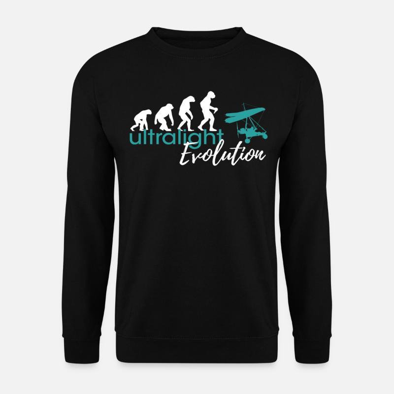 Évolution ultralégère - Sweat-shirt Unisexe - noir