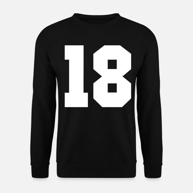 18 - Unisex Sweatshirt - black