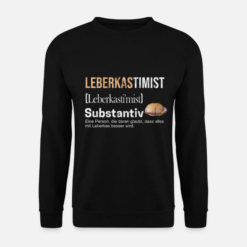 Leberkas - Unisex Pullover - Schwarz
