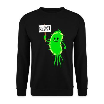 Microbiology Virus Gene Biology Teacher - Unisex Sweatshirt - black - Front - Alina (178cm) & Michal (187cm)