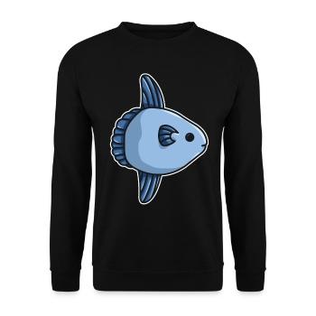 Sunfish Messieurs Sunfish Mola Sunfish Faith - Sweat-shirt Unisexe - noir - Devant - Alina (178cm) & Michal (187cm)