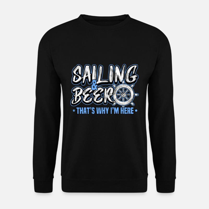 Segeln - Unisex Pullover - Schwarz