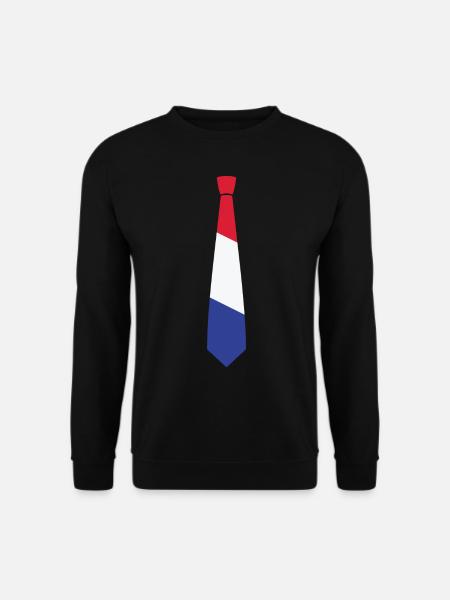 ELEGANT FRANCE TIE - Unisex Sweatshirt - black