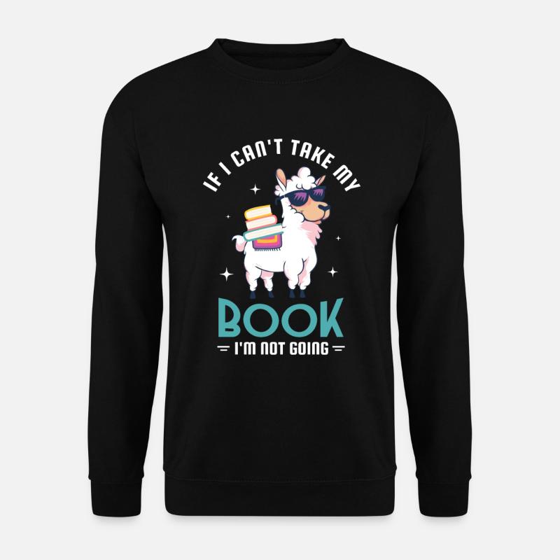 Lesen Leser Leserin Design - Unisex Pullover - Schwarz