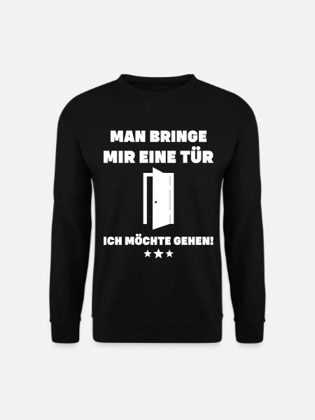 Ich möchte gehen - Unisex Pullover - Schwarz