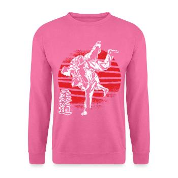 Karaté karaté costume karaté fighter karaté enfants - Sweat-shirt Unisexe - rose - Devant