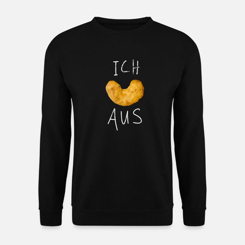 Vegane Erdnuss Flips Zum Ausflippen - Unisex Pullover - Schwarz