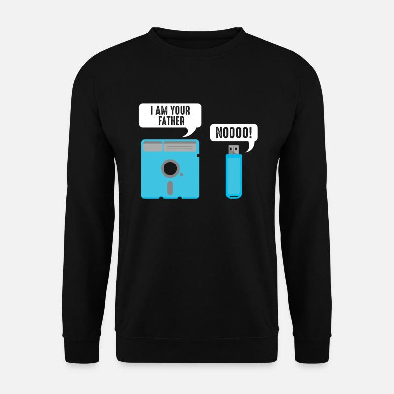 Witziges Programmierer & Nerd Zitat - Unisex Pullover - Schwarz