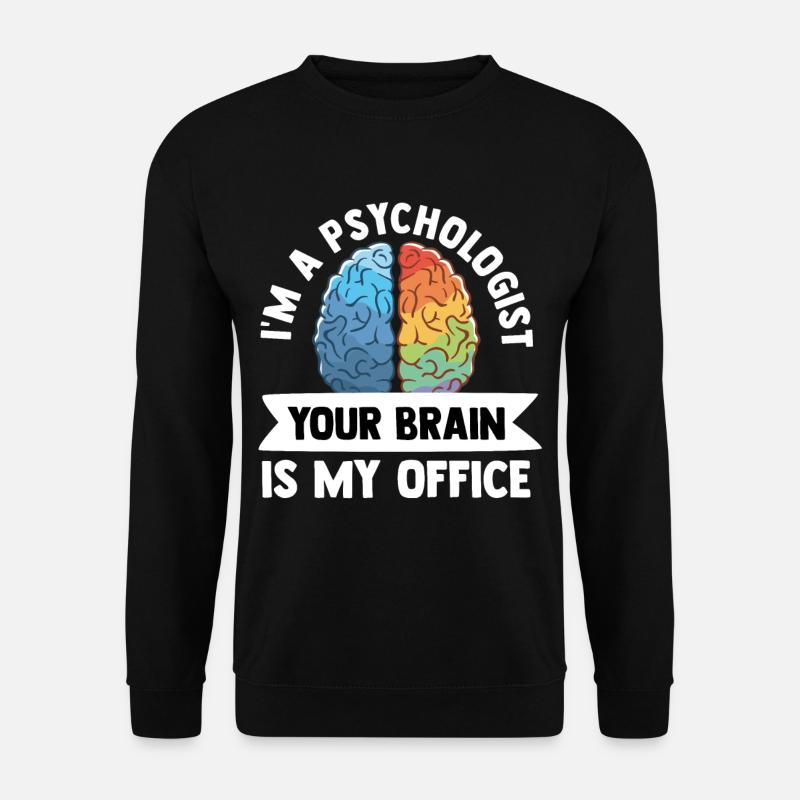 psychologue - Sweat-shirt Unisexe - noir
