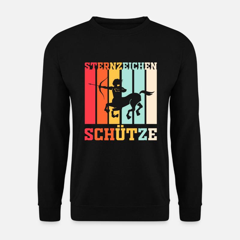 Sternzeichen Schütze - Unisex Pullover - Schwarz