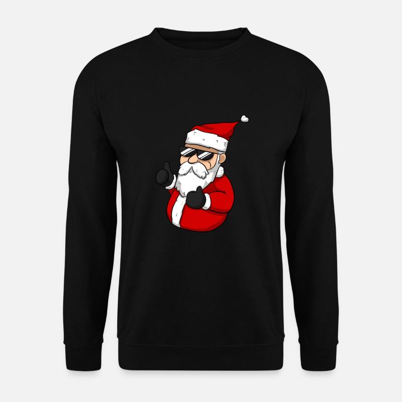 Père Noël cool - Sweat-shirt Unisexe - noir