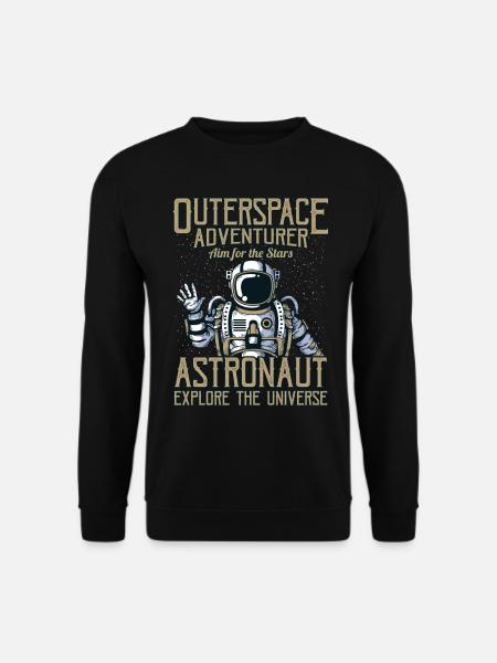 Astronauten Party - Astronauten - Unisex Pullover - Schwarz