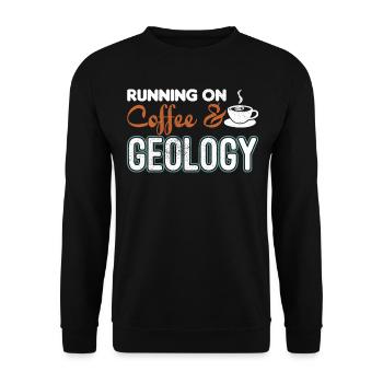 Cadeau de géologie géologue géomètre - Sweat-shirt Unisexe - noir - Devant - Alina (178cm) & Michal (187cm)
